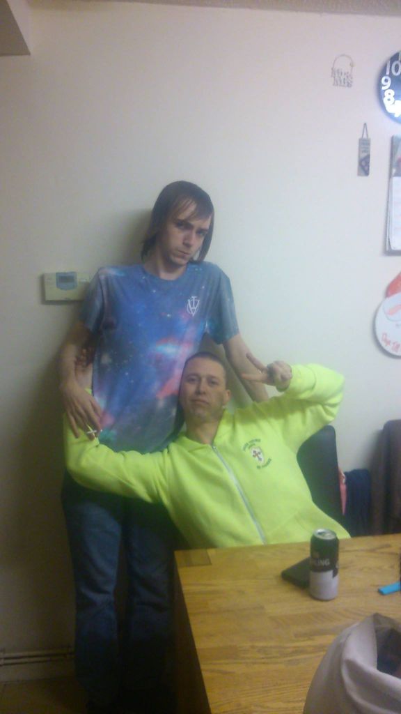 Lee Dyson with Tommy English