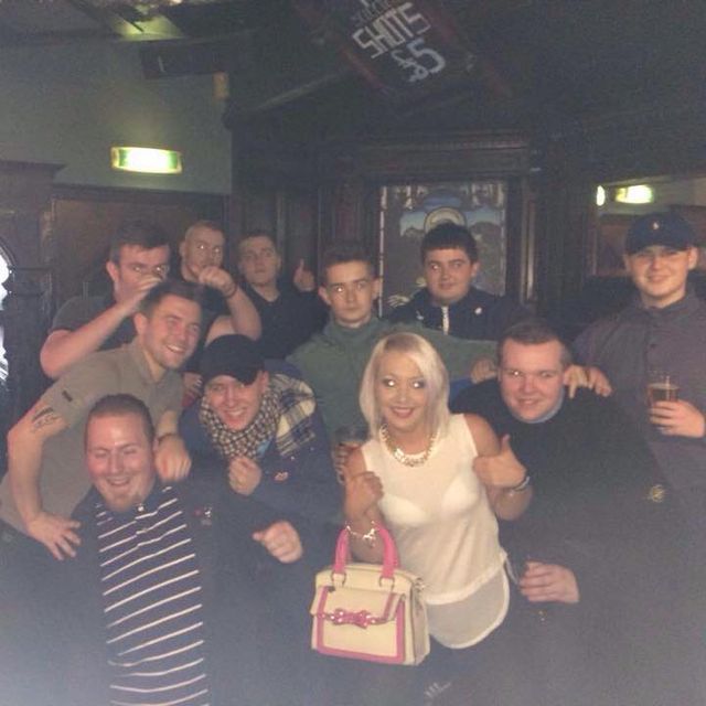 Lee 'England' with Division 92 members