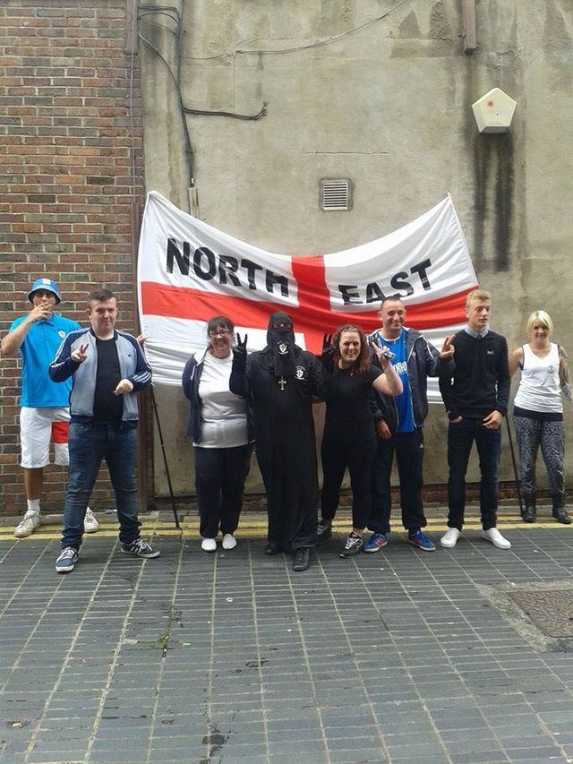 Lee 'England' at North East EDL meet and greet