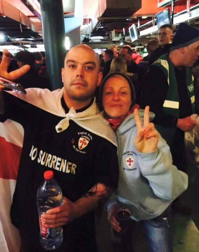 Linzi Brown with Sam McArdie at EDL demo