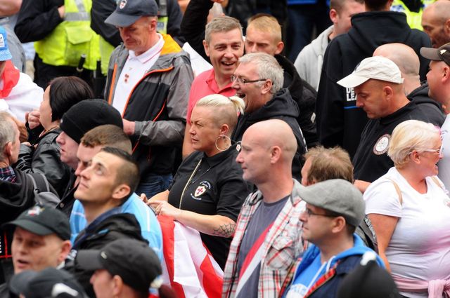 Linzi Brown at EDL demo