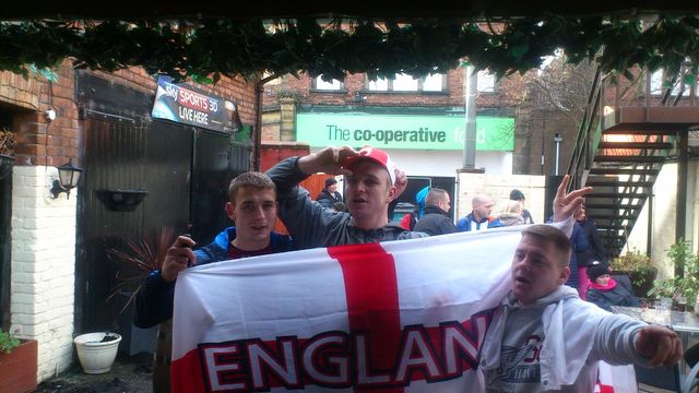 Martin Hogarth with Tommy Allan and Kieron Wright