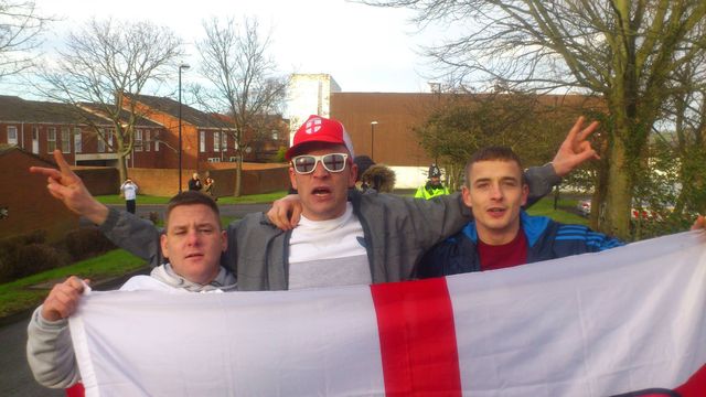 Martin Hogarth with Tommy Allan and Kieron Wright