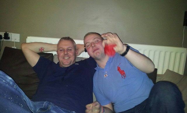 Terry Allin with Steve Hewitt