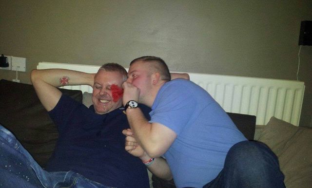 Terry Allin with Steve Hewitt