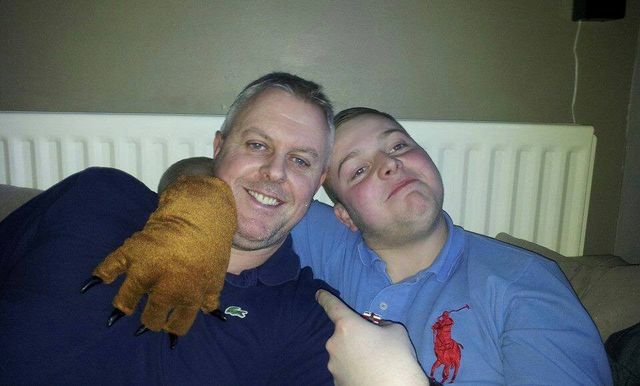 Terry Allin with Steve Hewitt