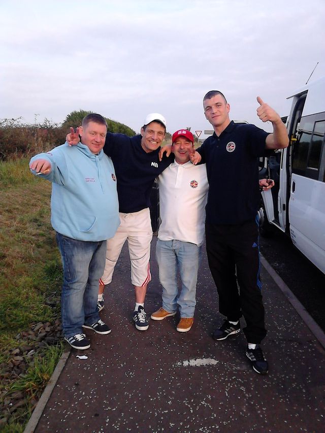 Tommy Allan with NEI - October 2015, Edinburgh NWI demo