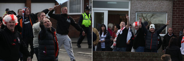 Gary Anthony Doyle at North East EDL Shotton Demonstration - November 2013