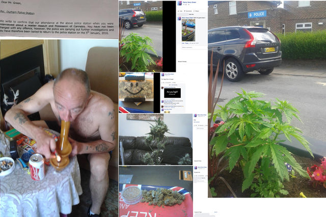 Henry Green trouble with law for assault and evidence of cannabis