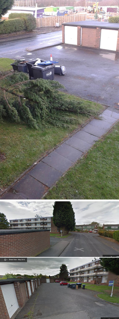 Henry Green's new flat/house and street