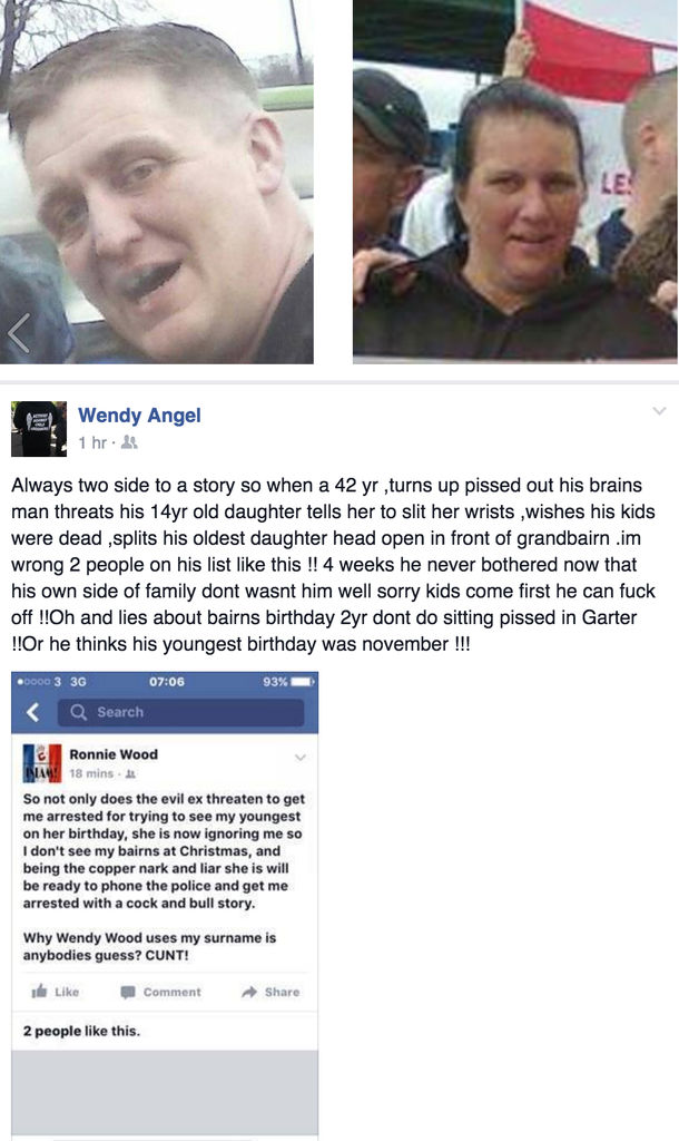 Evidence and story of Ronald Wood's child abuse