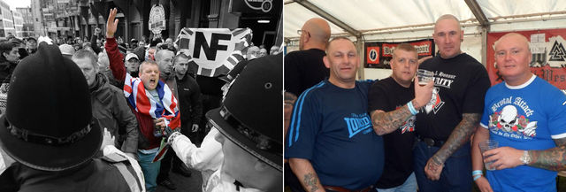 Neo-Nazi Colin Holmes at Pegida Rally