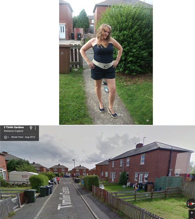 Mandy Ayre - North East EDL - house and street