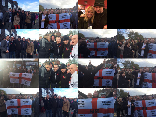 Gary Nichol - North East EDL - Shotton 2013