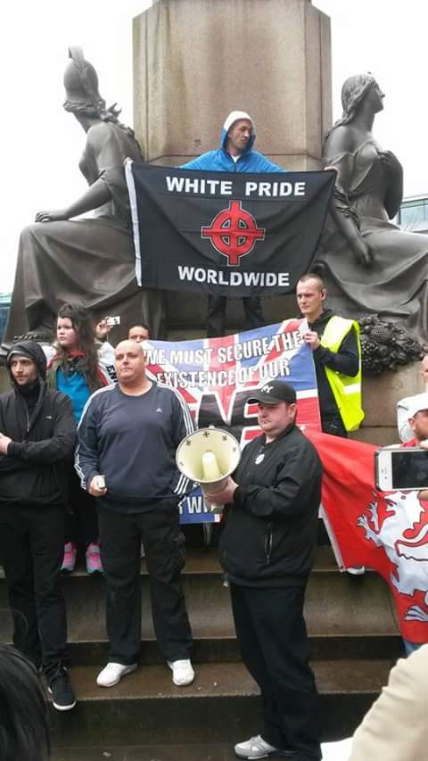 Chris Hale - National Front - Manchester white pride world wide day