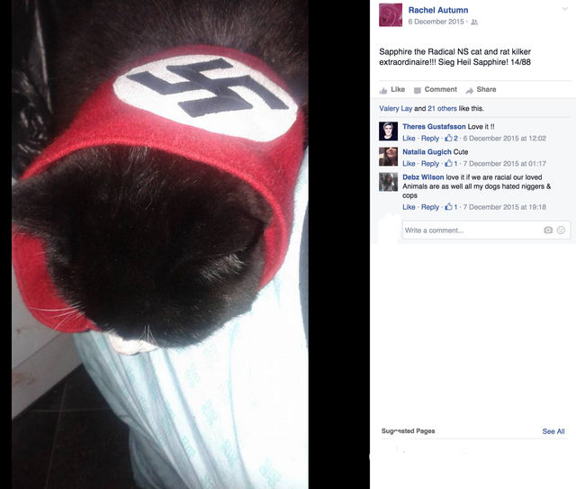 Rachel Wolff and Bodo Wolff - Nazi cat
