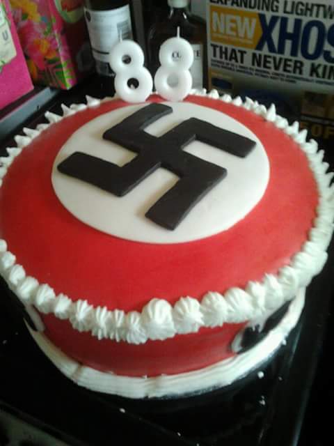 Rachel Wolff and Bodo Wolff - nazi cake?! lol