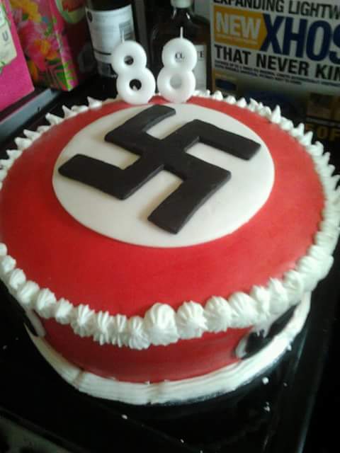 Rachel Wolff and Bodo Wolff - nazi cake?! lol