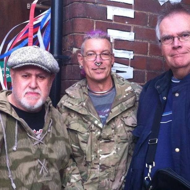 Paul Davies at fascist demo