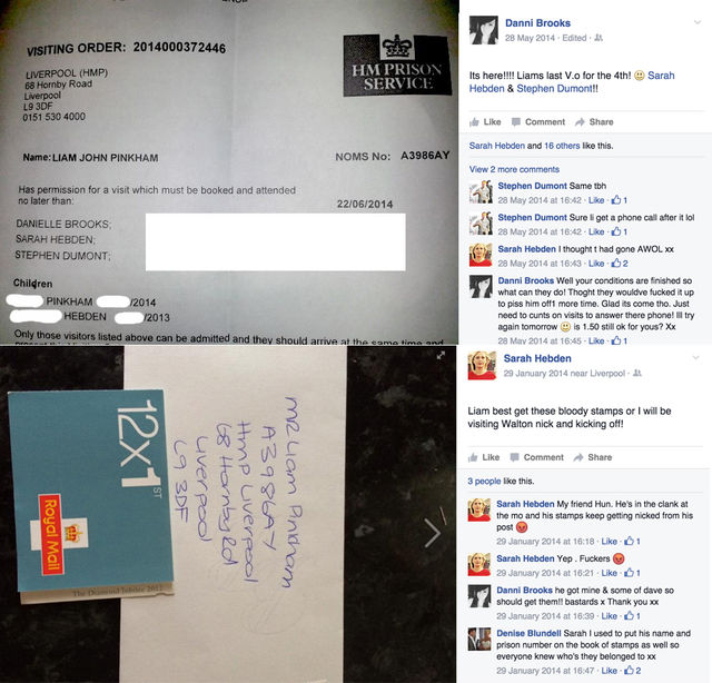 Sarah Hebden's support for Liam Pinkham for NWI assault on 2 children and father